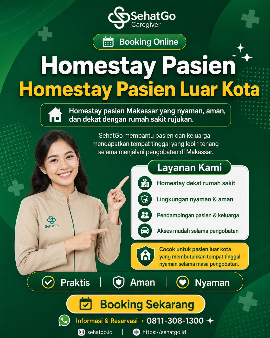 Homestay pasien Makassar SehatGo